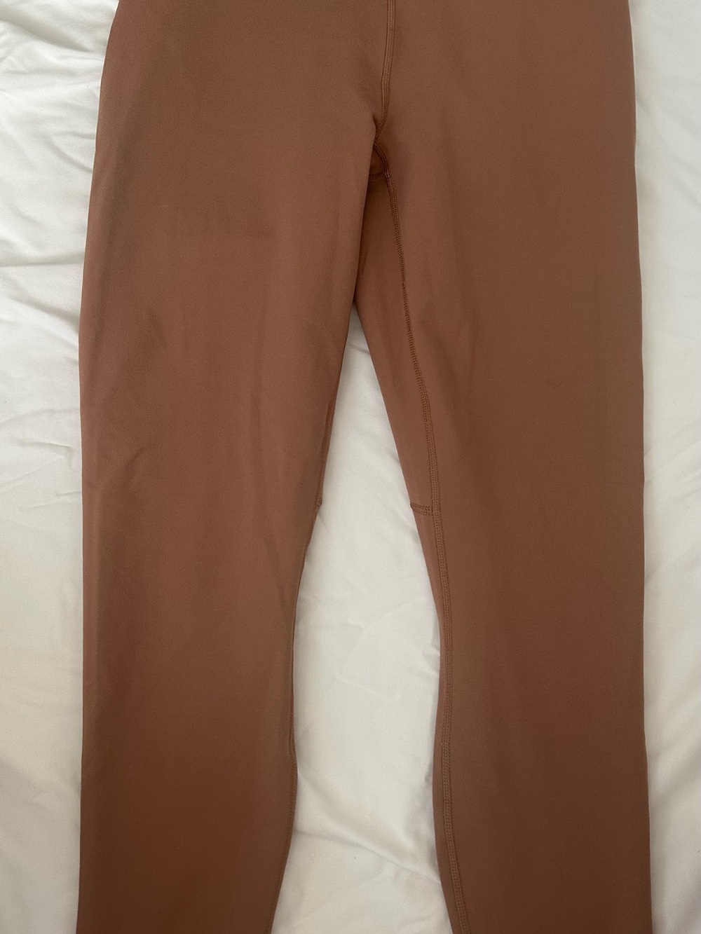 Fabletics Women's Cropped Performance Leggings in Brown
